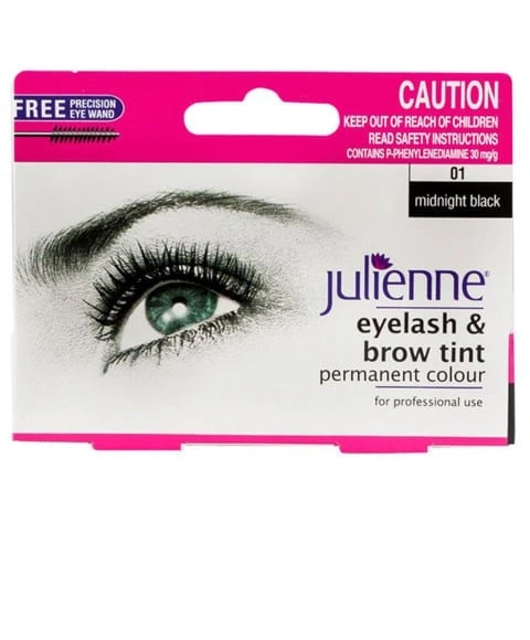 Julienne Eyelash And Brow Tint Midnight Black - Image 2
