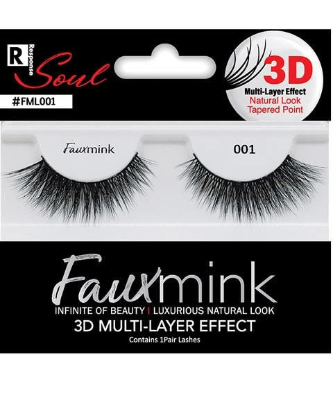 Response Soul Faux Mink 3D Effect Eyelash 001 - Image 2