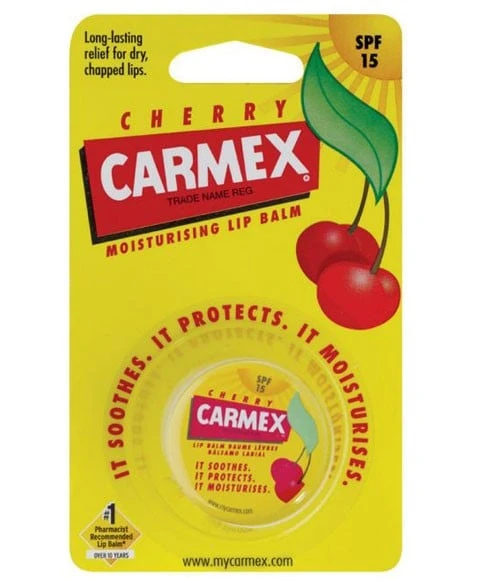 Carmex Moisturising Lip Balm Pot Cherry - Image 3