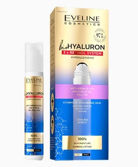 Bio Hyaluron Anti Wrinkle Eye And Eyelid Gel Roll On - Image 2