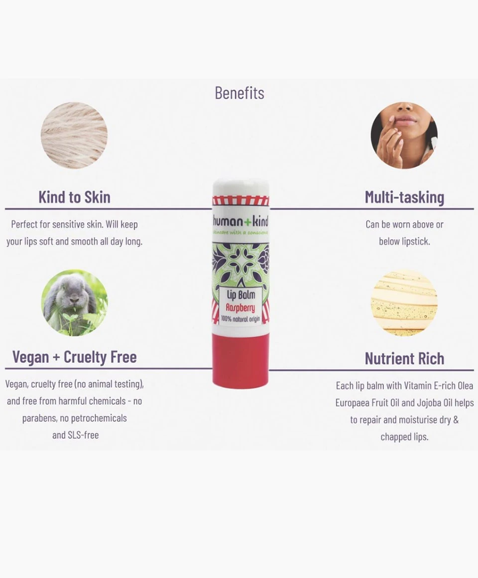Vegan Lip Balm Rasberry - Image 5