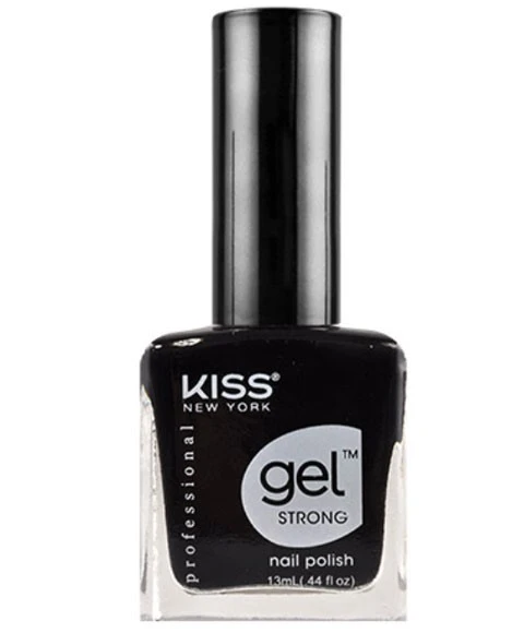 KISS Gel Strong Nail Polish KNP033 Black Hole