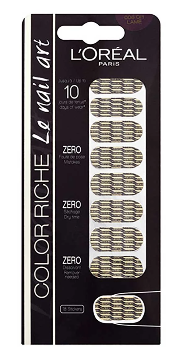 Color Riche Le Nail Art 008 Or Lame - Image 4