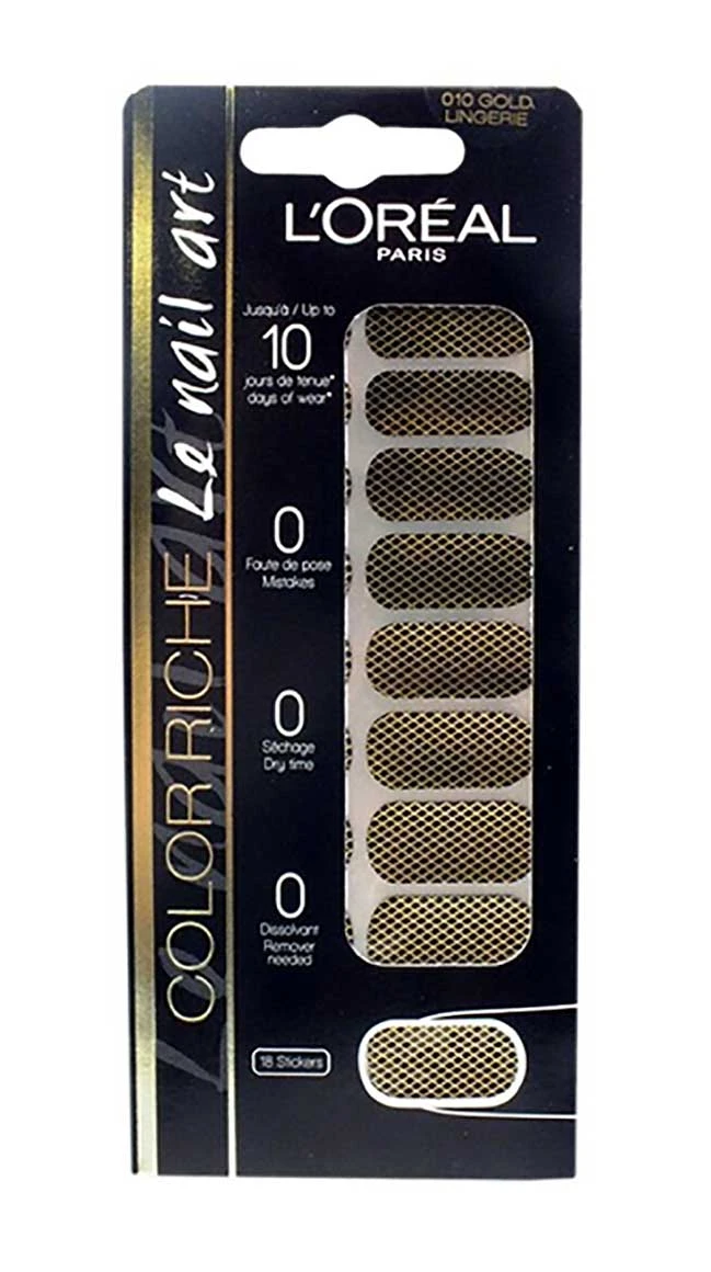 Color Riche Le Nail Art 010 Gold Lingerie - Image 4