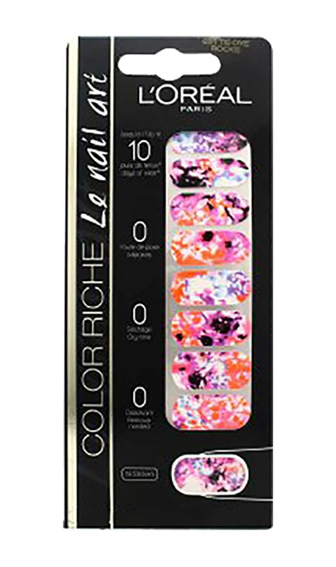 Color Riche Le Nail Art 031 Tie Dye Rocks - Image 4