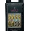 Nail Glitz Love Glamour Black And Gold