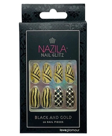 Nail Glitz Love Glamour Black And Gold - Image 3