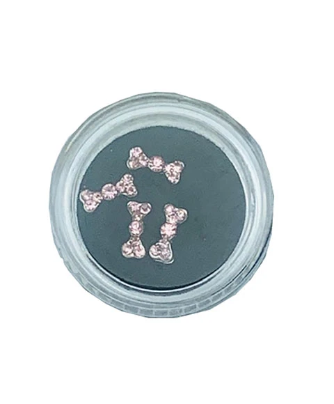 Nail Art Charm Pink Glisten - Image 4