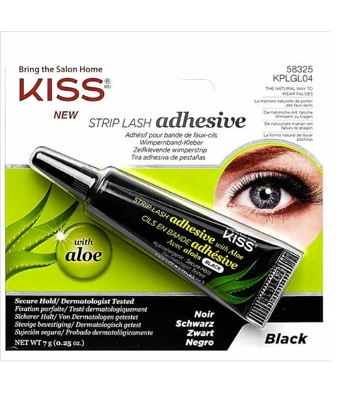 RK By Kiss Strip Lash Black Adhesive With Aloe - Image 3