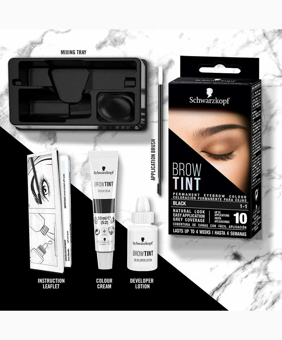 Schwarzkopf Brow Tint Black - Image 4