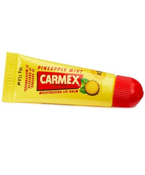 Carmex Moisturising Lip Balm Tube Pineapple Mint - Image 3