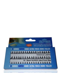 1X Series Short Super Ultra Thick Black Lashes